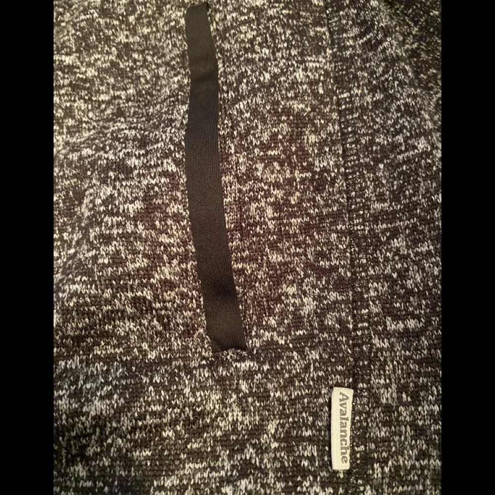 Avalanche Black and White Marled Fleece Lined Jacket Size Medium